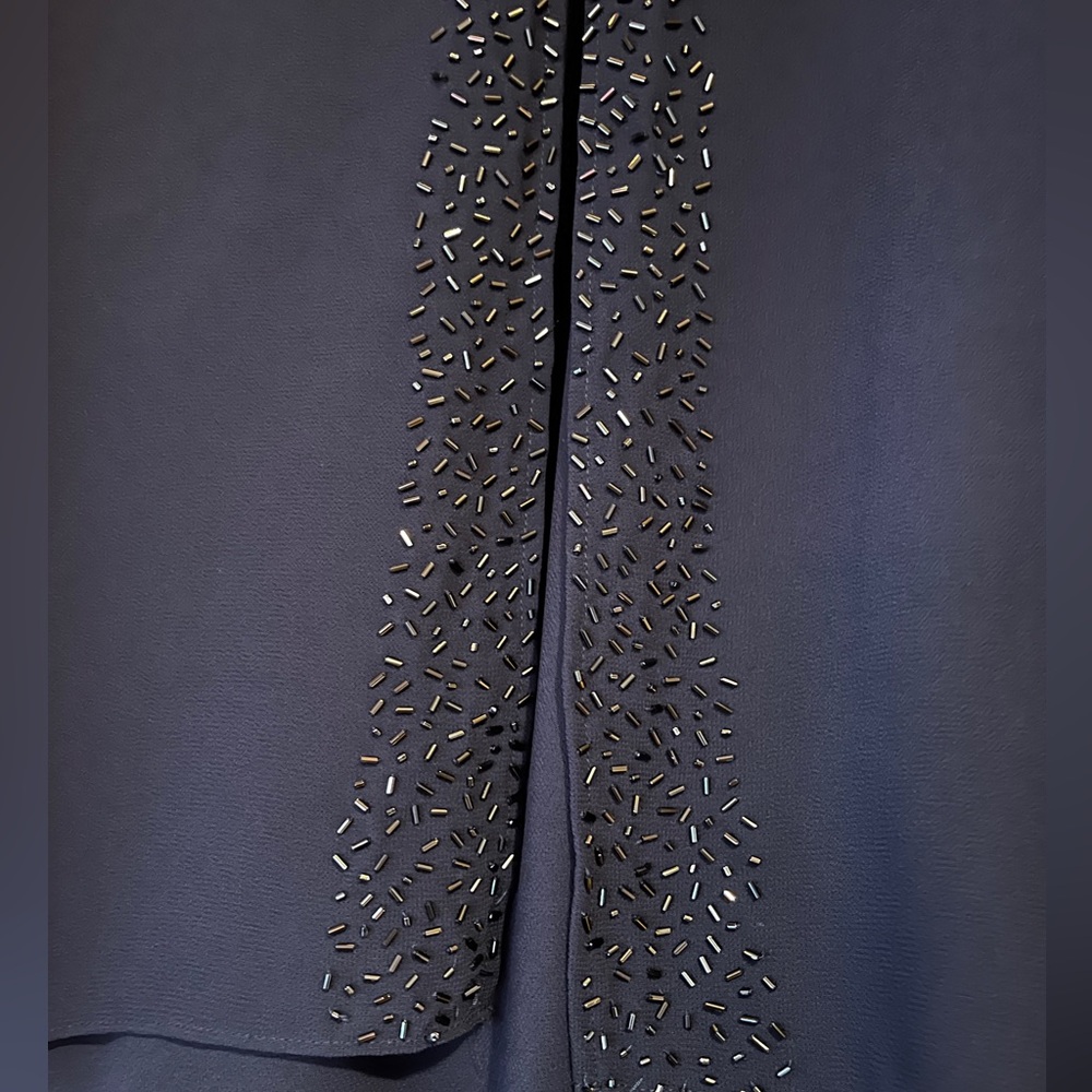 Positive Attitude Blue Embellished Short Sleeve Formal Long Dress Size:18Tall - Picture 2 of 6